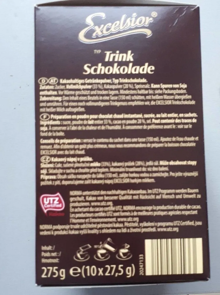 Boisson chocolatée