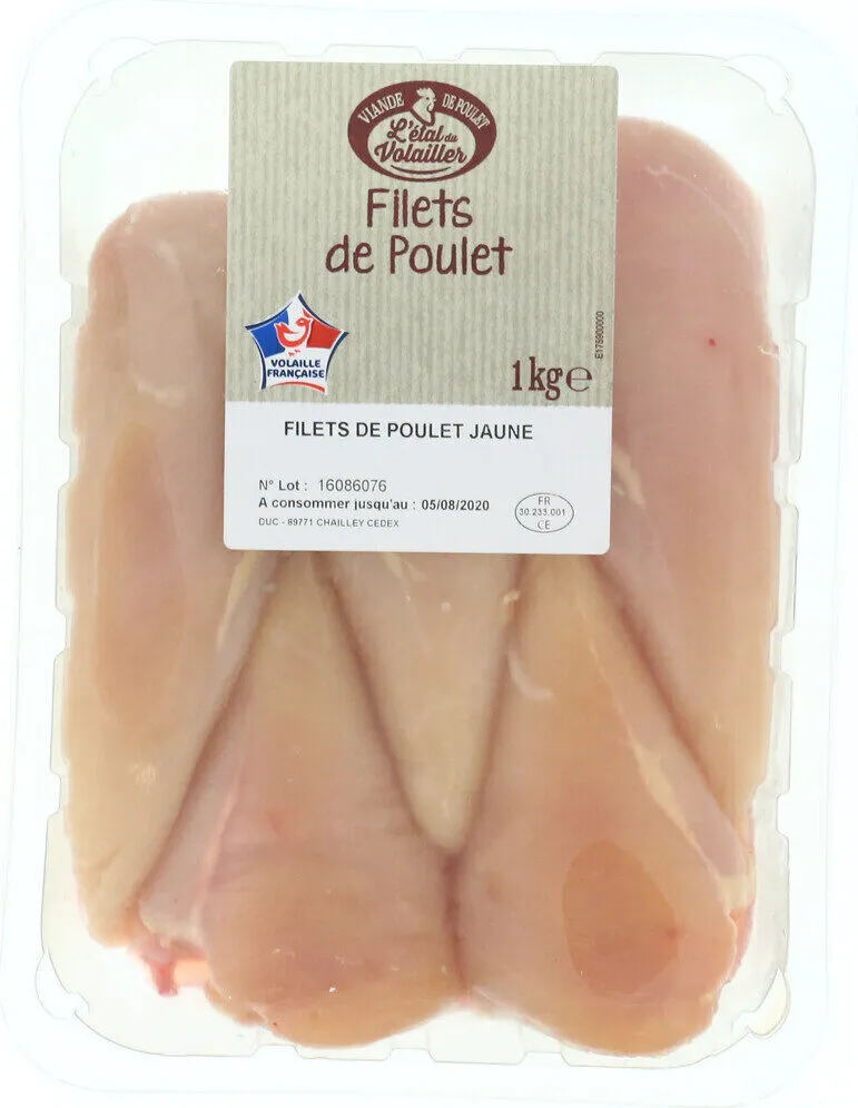 Filets de poulet