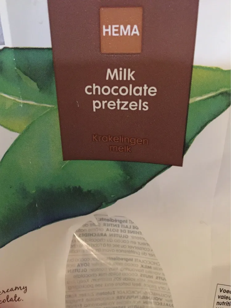 Milk chocolate pretzels