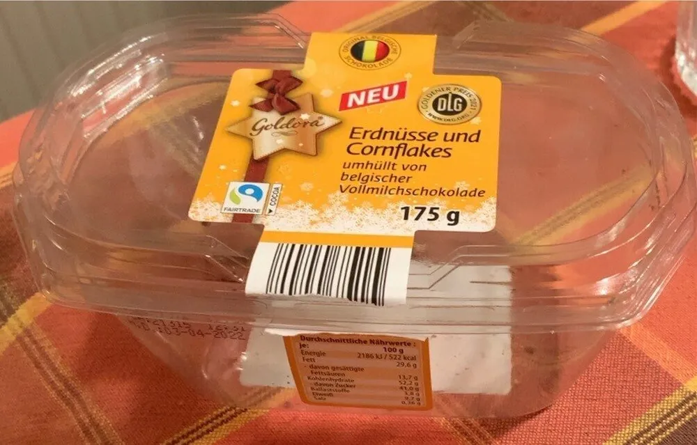 Erdnüsse und Cornflakes