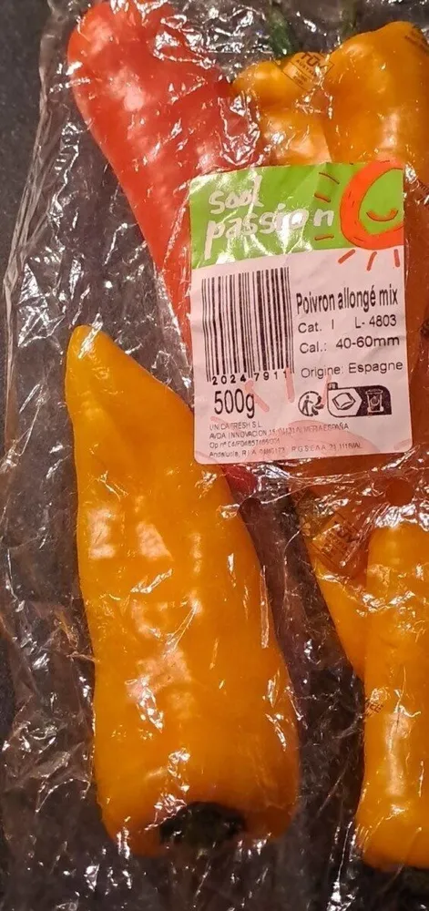 Poivron allonge mix