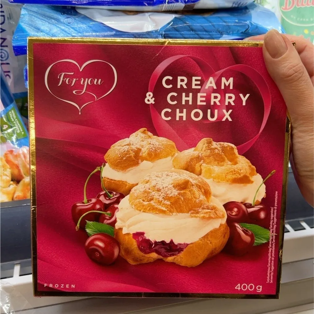 Cream and Cherry choux
