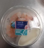 Tapas de crevettes avec sauce à l'ail