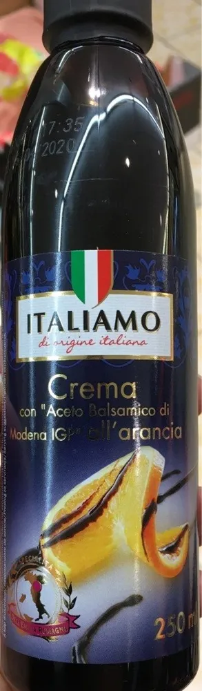 Crema con aceto balsamico - all arancia