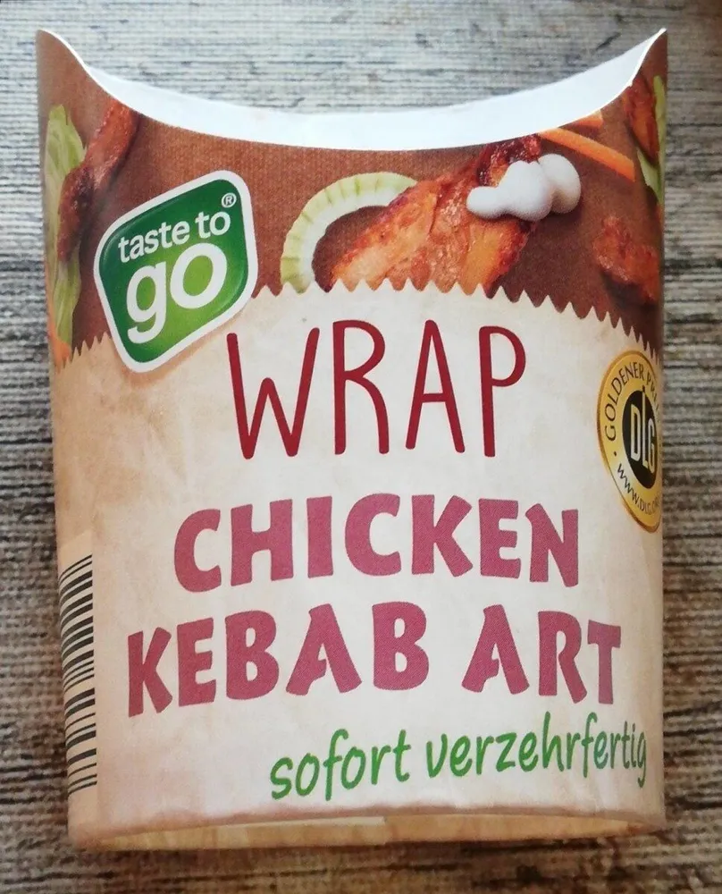 Taste To Go Wrap Chicken Kebab Art
