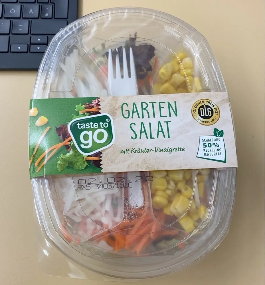 Gartensalat mit Kräuter-Vinaigrette