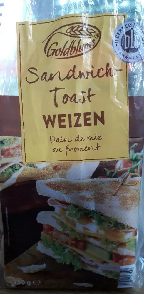 Sandwich Toast Weizen