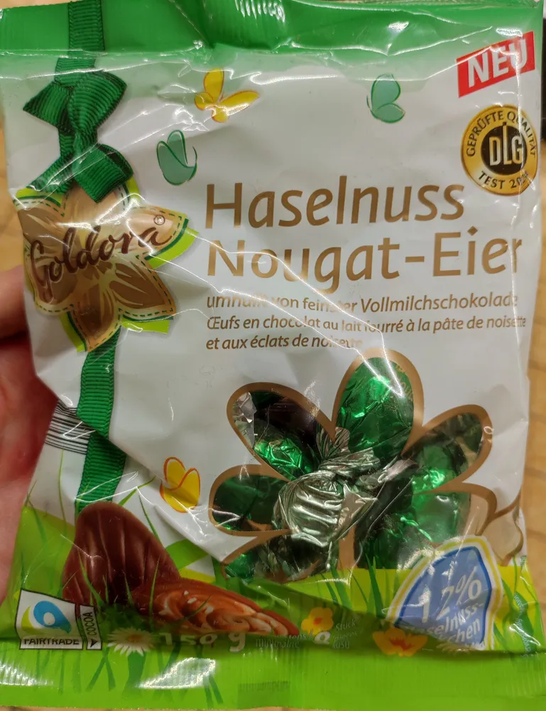Haselnuss Nougat Eier