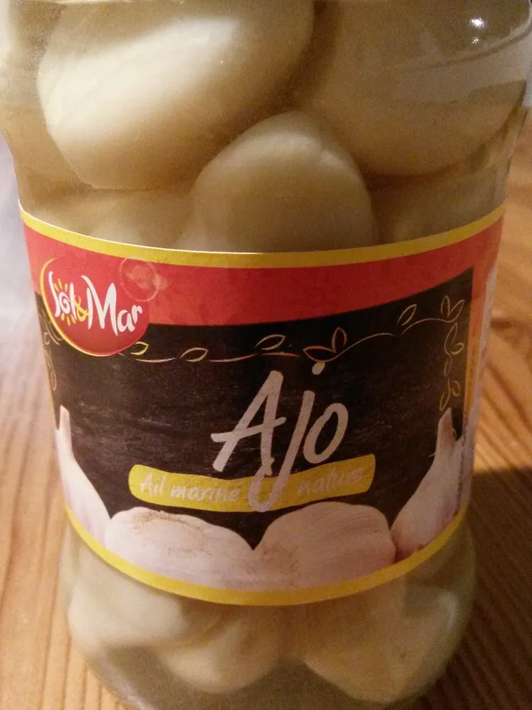 Ail nature mariné
