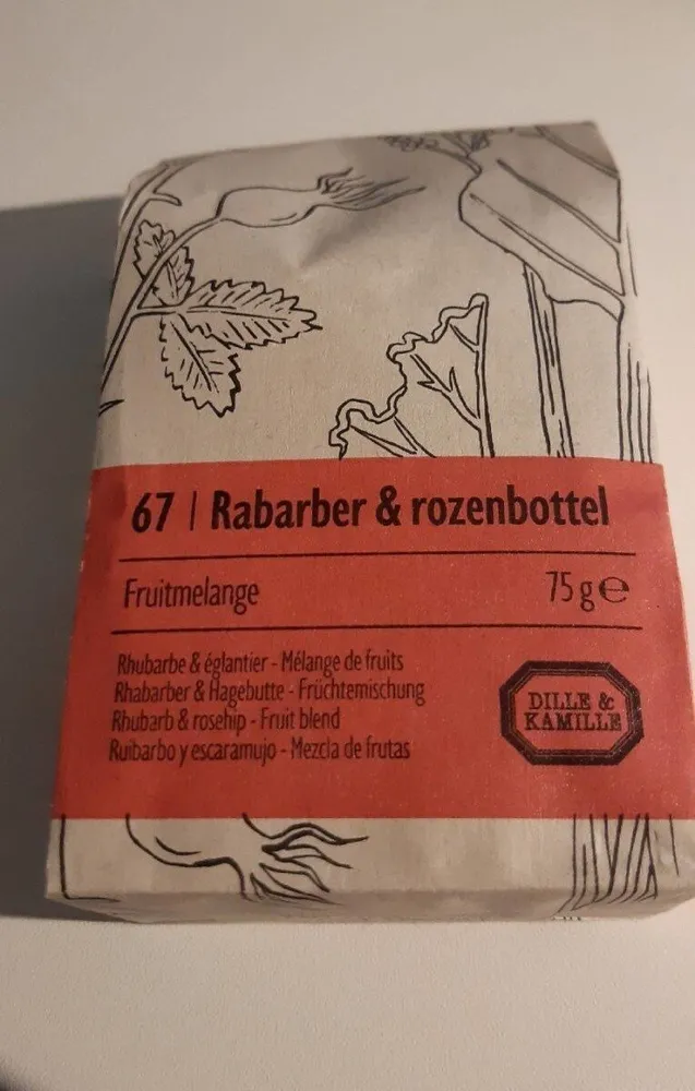 Fruitmelange rabarber en rozenbottel