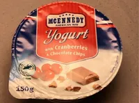 Joghurt, Cranberry Mit Schokosplits
