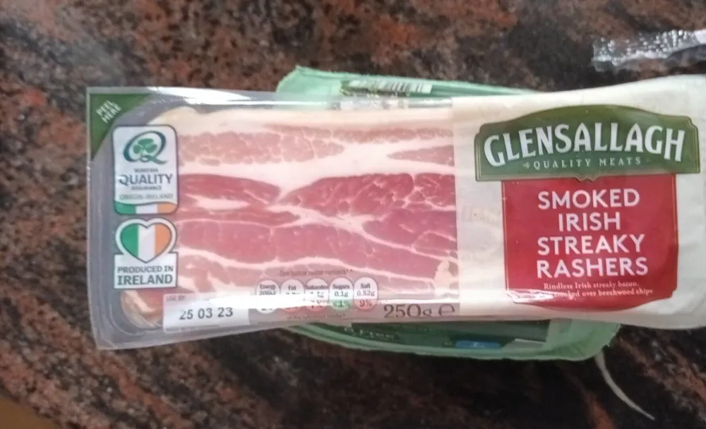 Smoked Irish streaky rashers