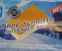 Sahne-Schnitte Moskauer Art