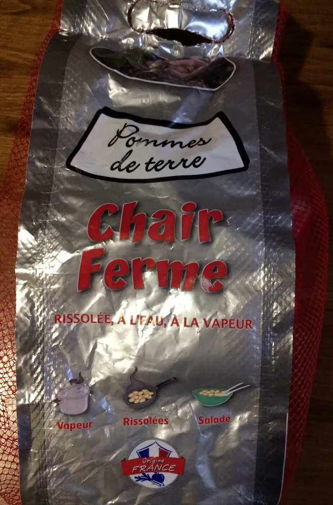 Pommes de terre rouge chair ferme