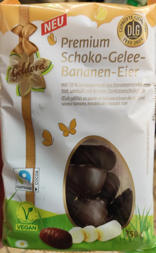 Premium Schoko- Gelee Bananen - Eier