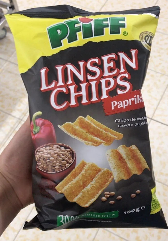 Linsen Chips Paprika