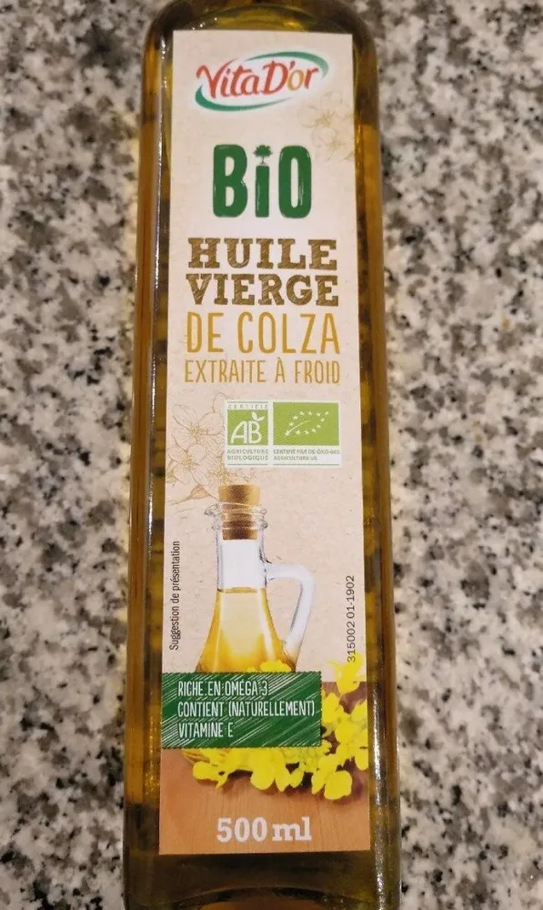 Huile vierge de Colza