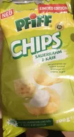 Chips Sauerrahm und Käse