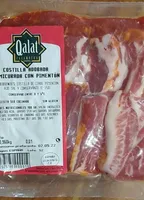 Costilla adobada semicurada con pimentón