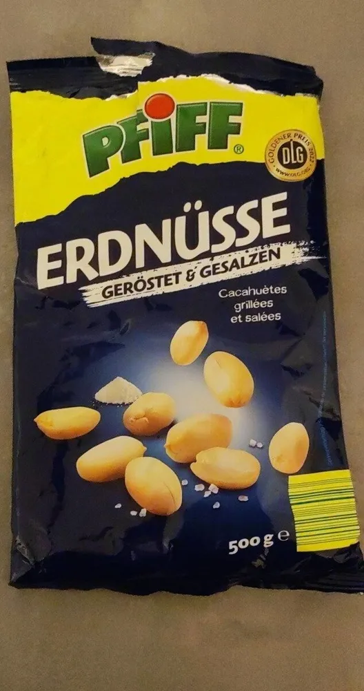 Erdnüsse - geröstet und gesalzen