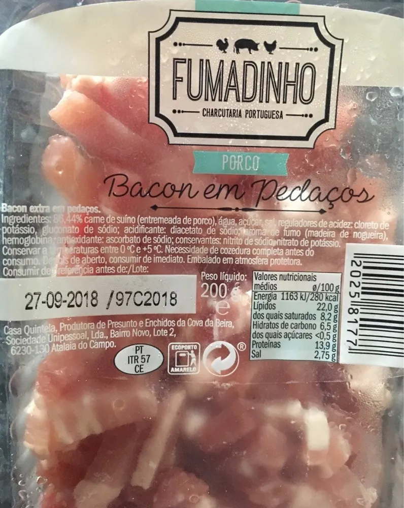 Bacon em Pedaços