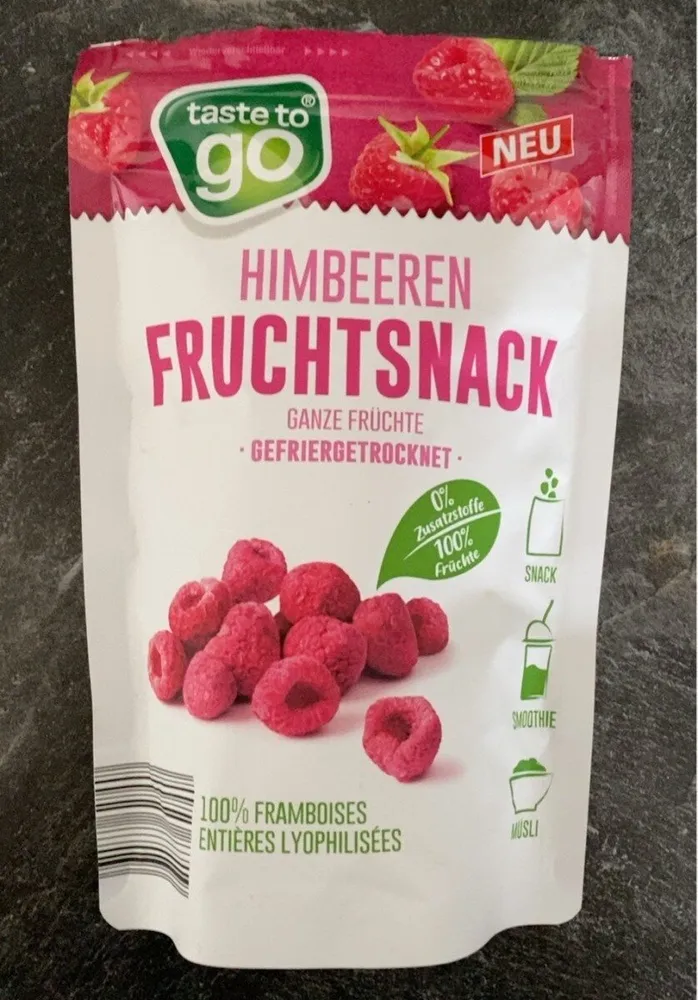 Himbeeren Fruchtsnack