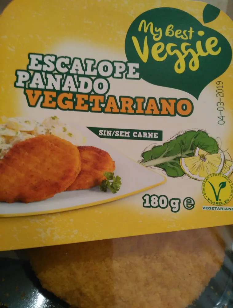 Escalope panado vegetariano