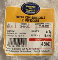 Torta con broccoli e pomodori