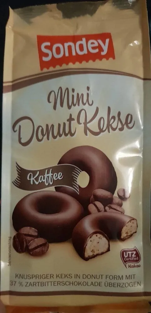 Mini donut kekse kaffee