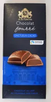 Chocolat fourré onctueux cacao