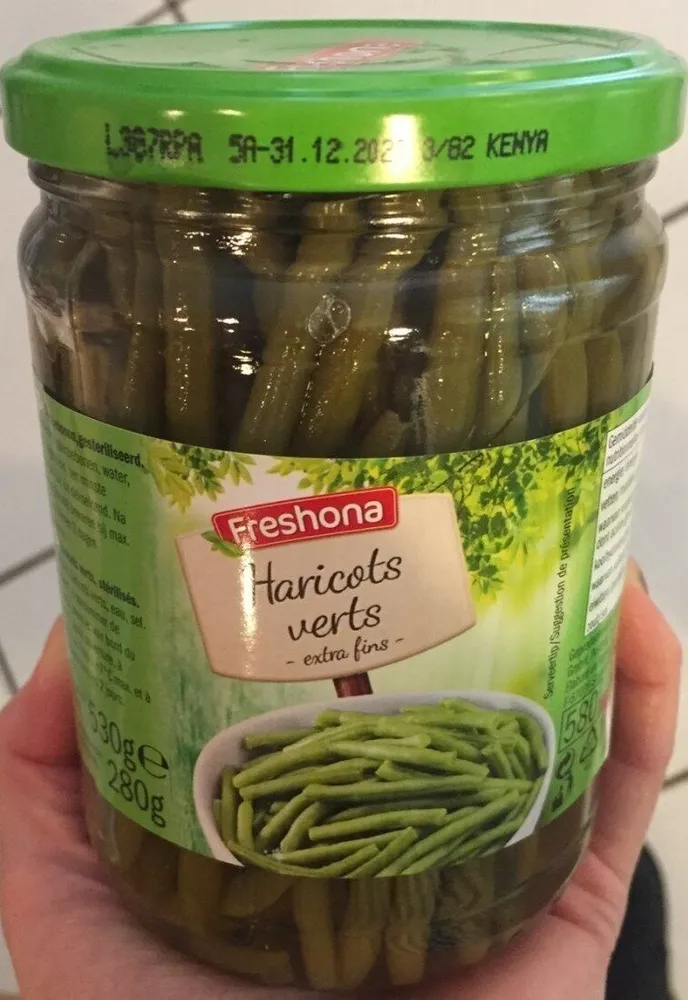 Haricots verts extra fins