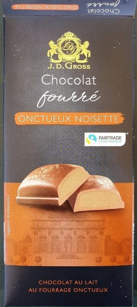Chocolat fourré