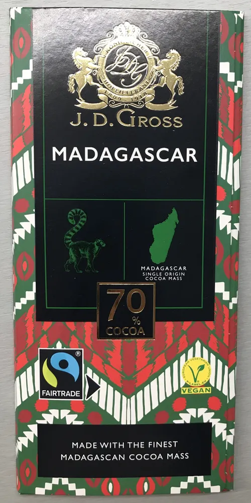 Madagascar Dark Chocolate tummasuklaa