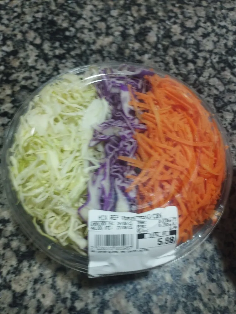 Mix Repolho Verde/Roxo E Cenoura