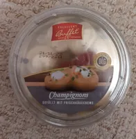 Champignons gefüllt mit Frischkäsecreme
