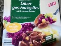 Entengeschnetzeltes mit leckerem Rotkohl