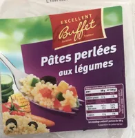 Pâtes perlées aux legumes