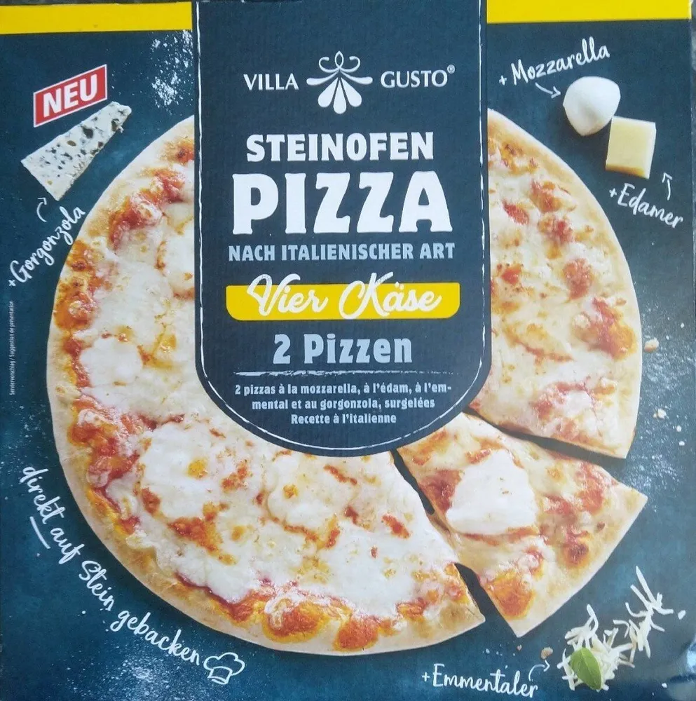 Steinofen Pizza - Vier Käse