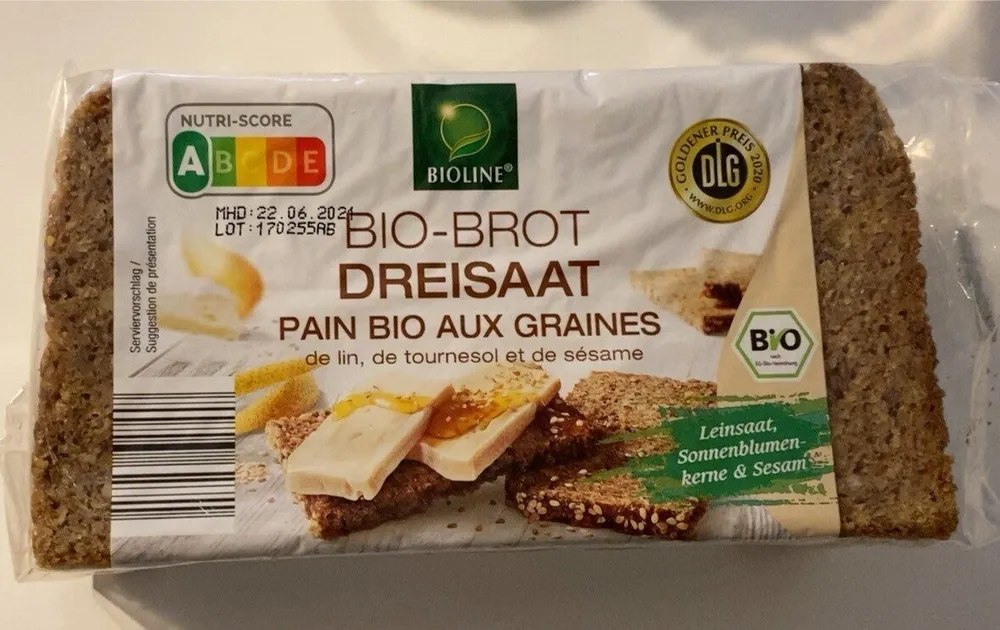 Bio-Brot Dreisaat - pain bio aux graines