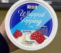 Whipped topping lite