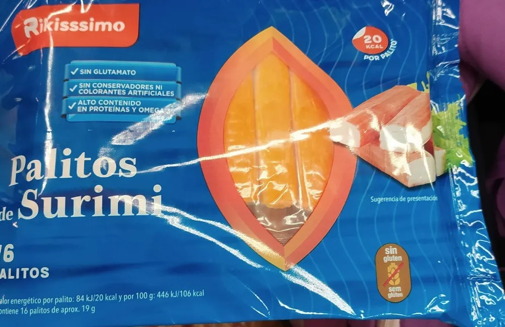 Palitos de surimi