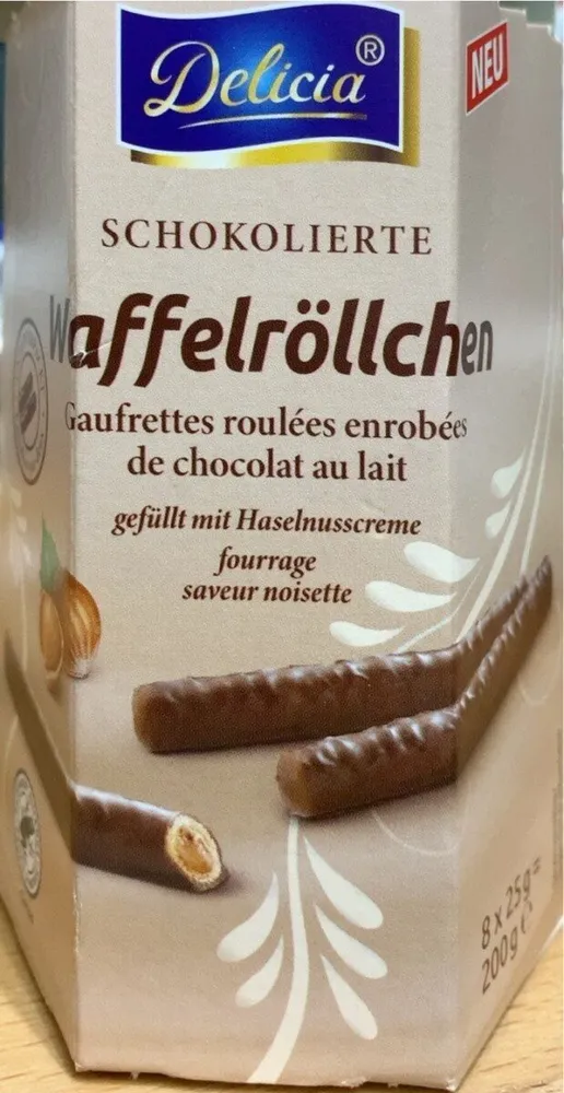 Waffelröllchen