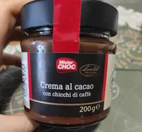 Crema al cacao con chicchi di caffè