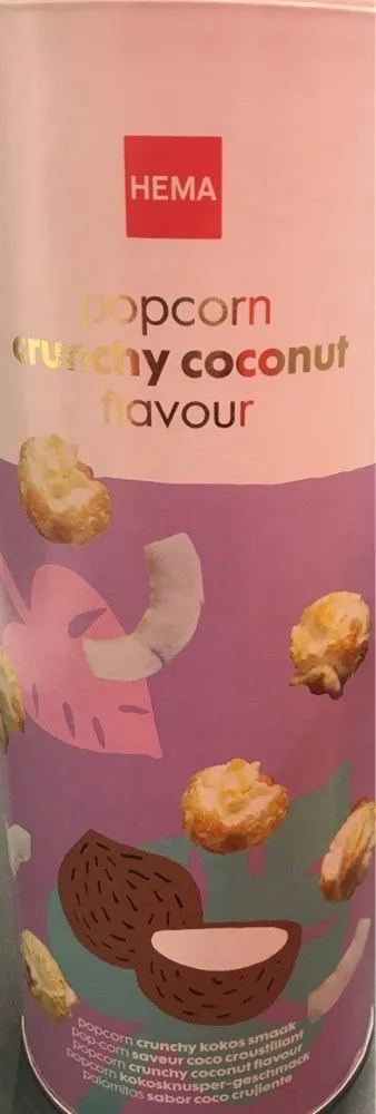 Popcorn crunchy coconut