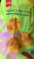 Organic Hummus chips sweet chili flavour