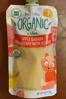 Apple Banana Strawberry with Yogurt