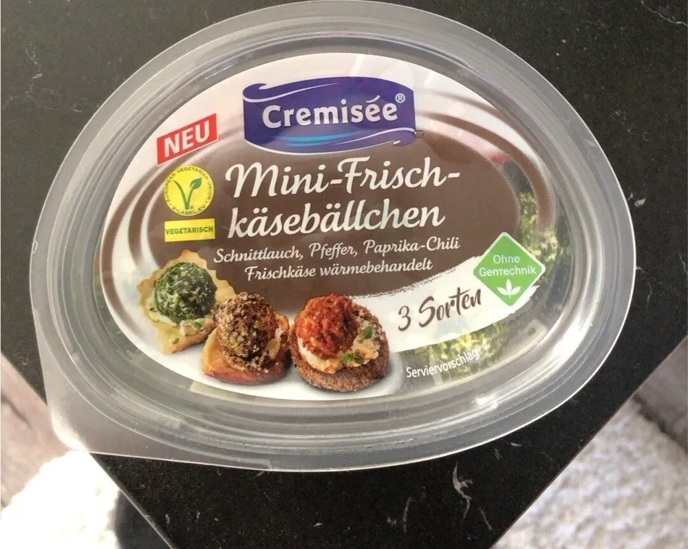 Mini Frischkäsebällchen
