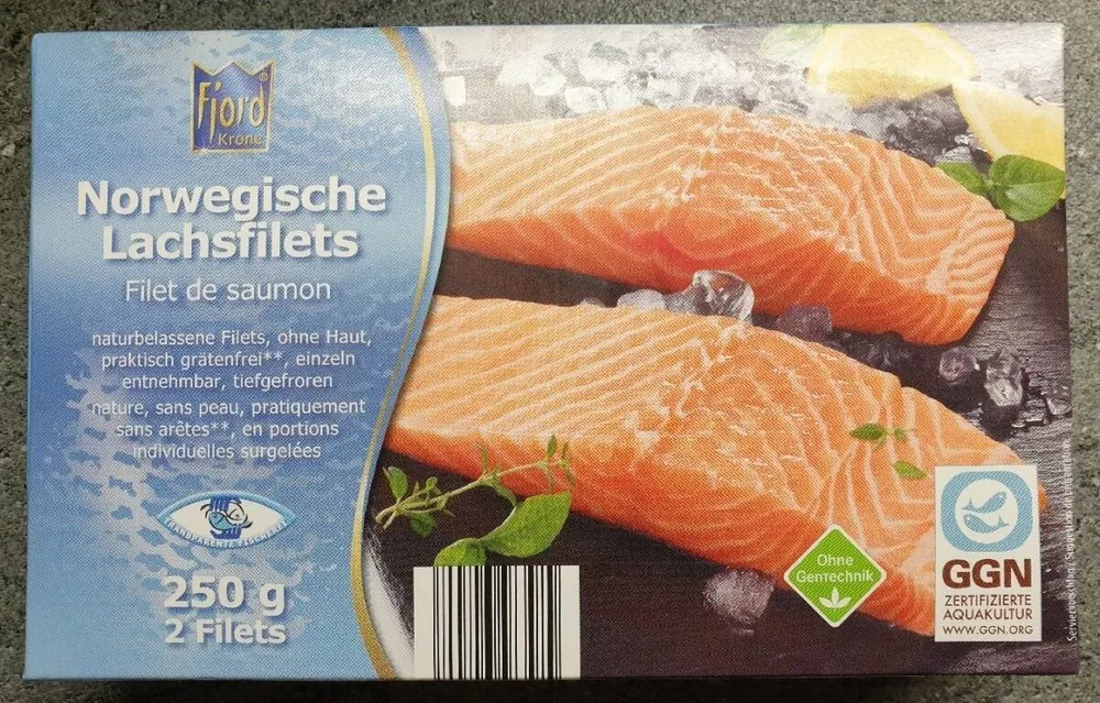 Norwegische Lachsfilets