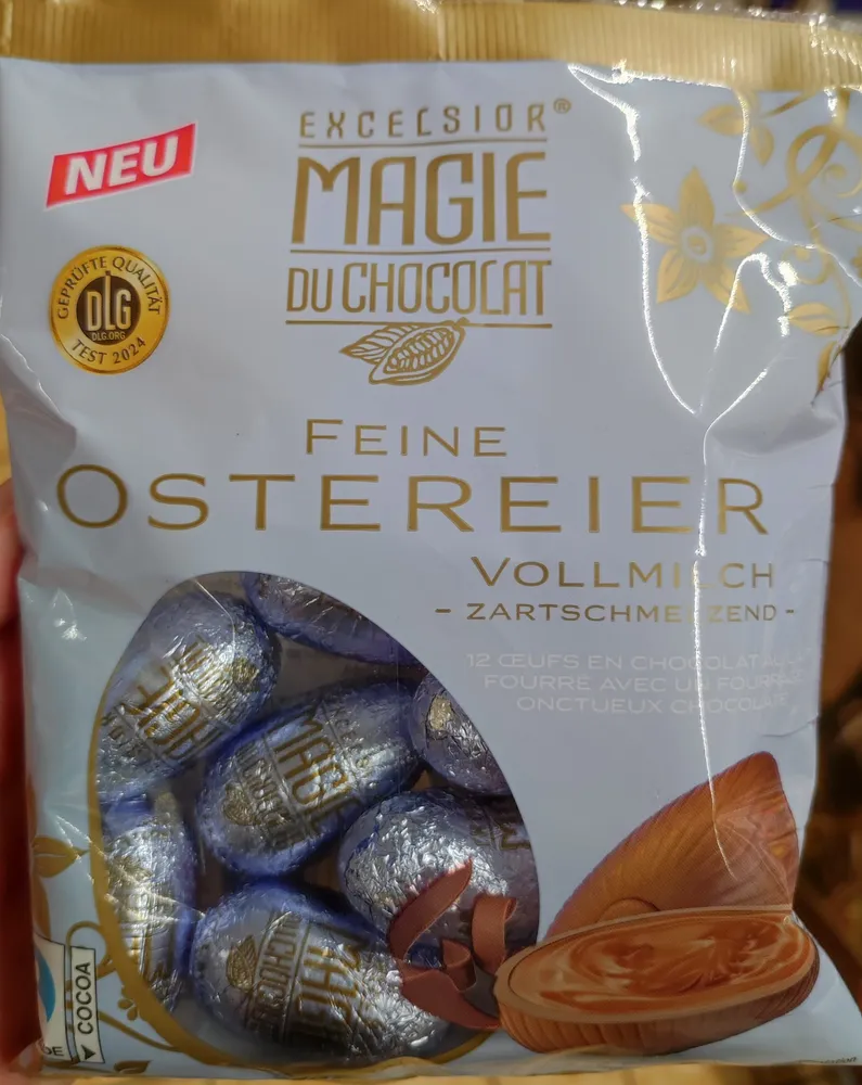 Ostereier Vollmilch