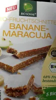 Barre fruitée bio banane fruit de la passion